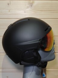 PRILBA SINNER MONTBLANC VISOR MATTE BLACK 59-61CM